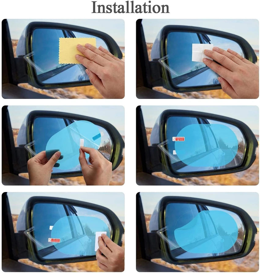 Anti-Fog Film - Rearview Mirror