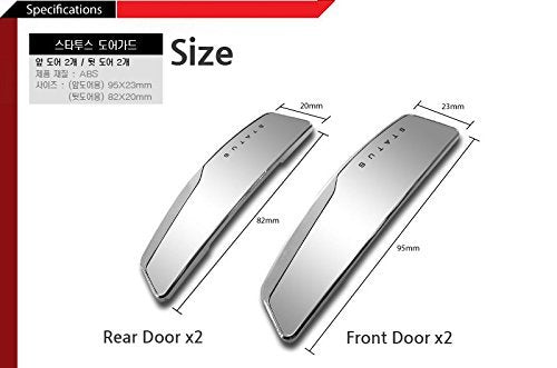STATUS Car Door Guard (Silver) - MADE IN KOREA