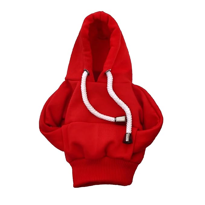 Car Gear Hoodie Cover - RED - Compatible for All Types, Universal Knob Cover