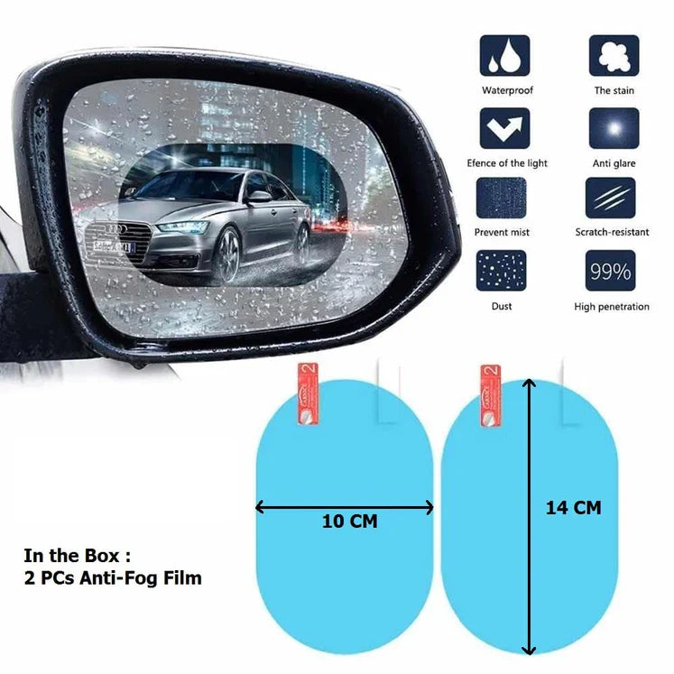 Anti-Fog Film - Rearview Mirror