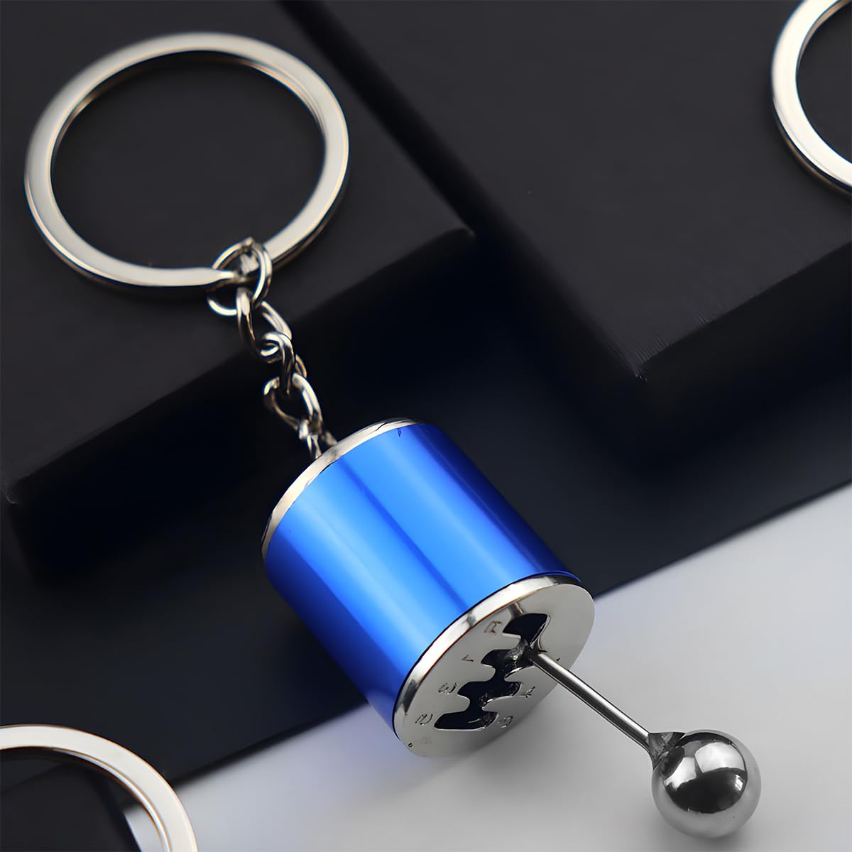 Gearbox Keychain + Fidget Toy- Blue